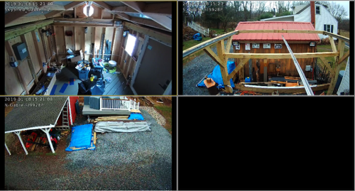 View from Inside and outside Gable Cams